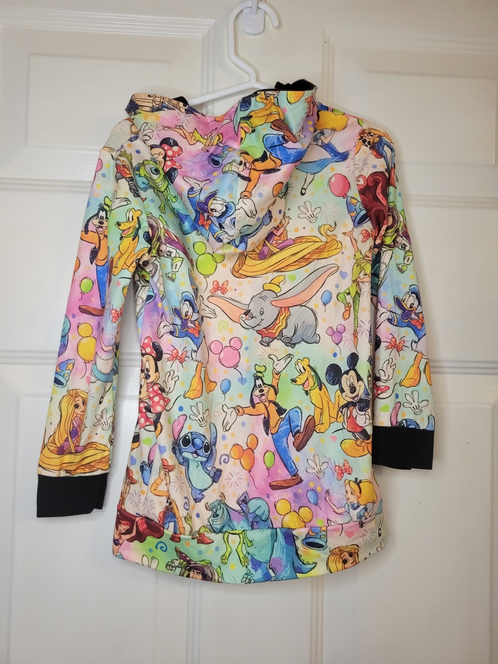 Boutique Multicolor Disney Themed Character Hoodie - Black Pocket - Picture 5 of 8